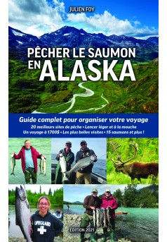 Pêcher le saumon en Alaska - Couverture Ebook auto édité