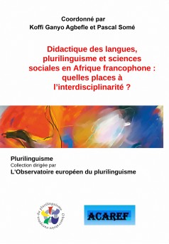 Didactique des langues, plurilinguisme et sciences sociales en Afrique francophone - Couverture Ebook auto édité