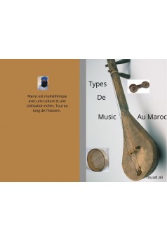 Types de musique au Maroc - Couverture Ebook auto édité