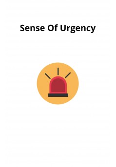 Sense Of Urgency - Couverture Ebook auto édité