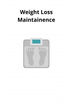 Weight Loss Maintainence - Couverture Ebook auto édité