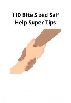 110 Bite Sized Self Help Super Tips - Couverture Ebook auto édité