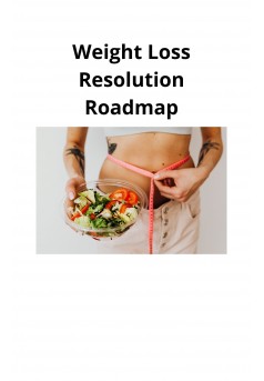 Weight Loss Resolution Roadmap - Couverture Ebook auto édité
