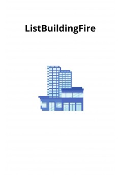 ListBuildingFire - Couverture Ebook auto édité