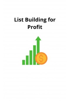 List Building for Profit - Couverture Ebook auto édité