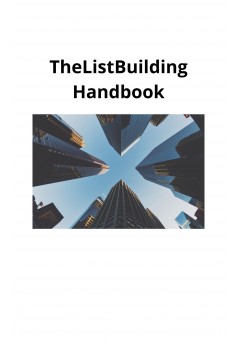 TheListBuildingHandbook - Couverture Ebook auto édité