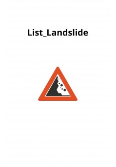 List_Landslide - Couverture Ebook auto édité