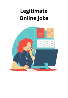 Legitimate Online Jobs - Couverture Ebook auto édité