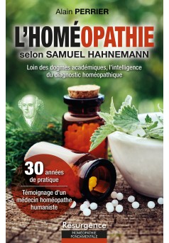 L'homéopathie selon Samuel Hahnemann - Couverture Ebook auto édité