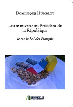 Lettre ouverte au Président de la République - Couverture de livre auto édité