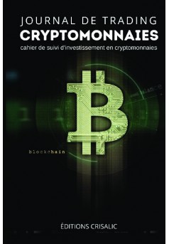 Journal de trading Cryptomonnaies - Couverture de livre auto édité