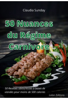 50 Nuances du Régime Carnivore - Couverture de livre auto édité