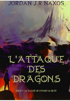 L'attaque des dragons - Couverture de livre auto édité