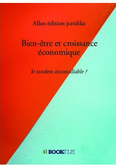 Bien-être et croissance économique  - Couverture de livre auto édité