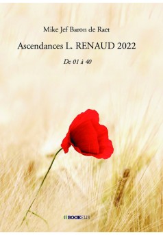 Ascendances L. RENAUD 2022 - Couverture de livre auto édité