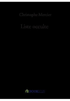 Liste occulte - Couverture de livre auto édité