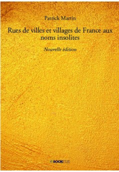 Rues de villes et villages de France aux noms insolites - Couverture de livre auto édité