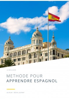 Méthode pour apprendre l'espagnol - Livre théorique - Couverture Ebook auto édité