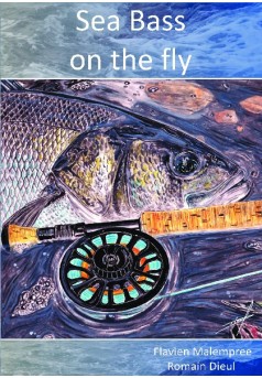 Sea bass on the fly - Couverture de livre auto édité