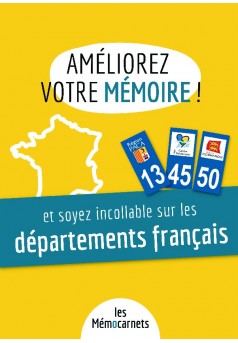 Améliorez votre mémoire ET soyez incollable sur les départements français. - Couverture de livre auto édité