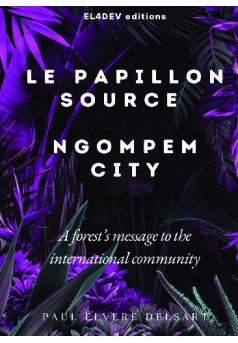 Le Papillon Source - Ngompem City - Couverture de livre auto édité