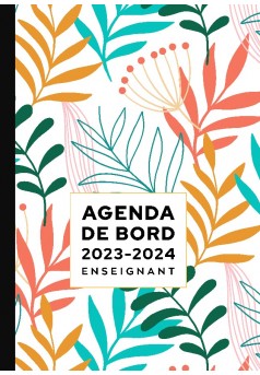 Agenda de bord 2023-2024 Enseignant - Couverture de livre auto édité