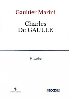 Charles De GAULLE - Couverture de livre auto édité