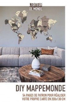 DIY Mappemonde - Couverture de livre auto édité