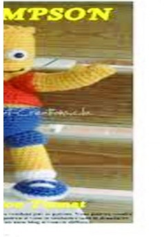BART Simpson en crochet - Couverture de livre auto édité