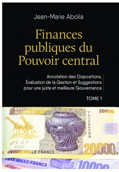 Finances publiques du Pouvoir central - Couverture de livre auto édité