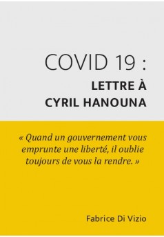 Covid 19 : Lettre à Cyril Hanouna - Couverture de livre auto édité