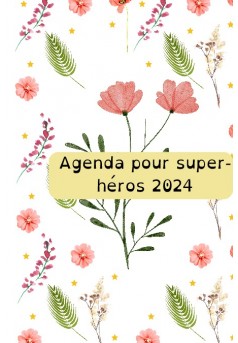 Agenda pour super-héros 2024 - Couverture de livre auto édité