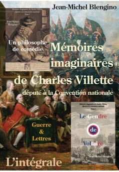 Mémoires imaginaires de Charles Villette – L'intégrale - Couverture Ebook auto édité
