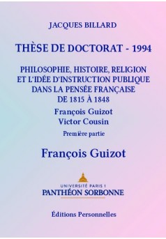Guizot et Victor Cousin. TI François Guizot - Couverture de livre auto édité