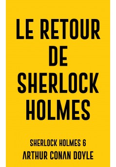 Le retour de Sherlock Holmes - Couverture Ebook auto édité