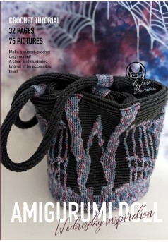 Amigurumi Bag - Wednesday Addams inspired crochet pattern - Couverture de livre auto édité