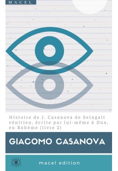 Histoire de J. Casanova de Seingalt vénitien - Couverture Ebook auto édité