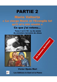  « La vierge Marie et l’Evangile tel qu’il m’a été révélé »  de Maria Valtorta - Couverture Ebook auto édité
