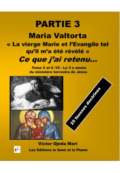 « La vierge Marie et l’Evangile tel qu’il m’a été révélé »  de Maria Valtorta - Couverture Ebook auto édité