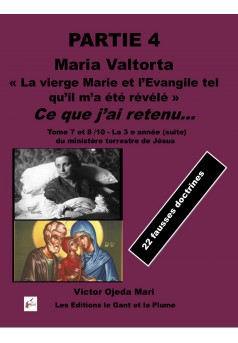 « La vierge Marie et l’Evangile tel qu’il m’a été révélé »  de Maria Valtorta - Couverture Ebook auto édité