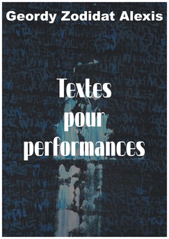Textes pour performances - Couverture Ebook auto édité