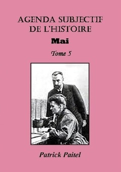 AGENDA SUBJECTIF DE L'HISTOIRE MAI TOME 5 - Couverture de livre auto édité