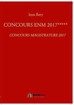 CONCOURS ENM 2017***** - Couverture de livre auto édité