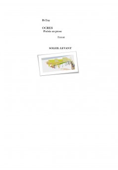 SOLEIL LEVANT  - Couverture Ebook auto édité