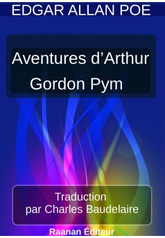 Aventures d'Arthur Gordon Pym de Nantucket - Couverture Ebook auto édité