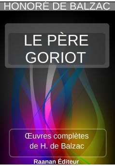 Le Père Goriot - Couverture Ebook auto édité