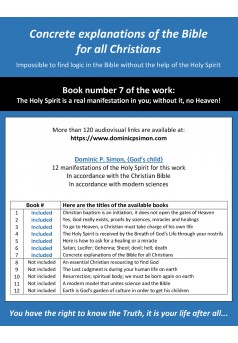 Concrete explanations of the Bible for all Christians - Couverture Ebook auto édité