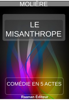 Le Misanthrope - Couverture Ebook auto édité