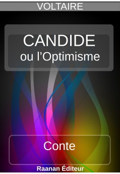 Candide ou l’Optimisme - Couverture Ebook auto édité
