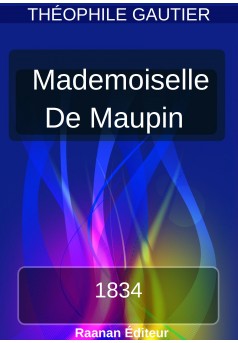 Mademoiselle de Maupin - Couverture Ebook auto édité
